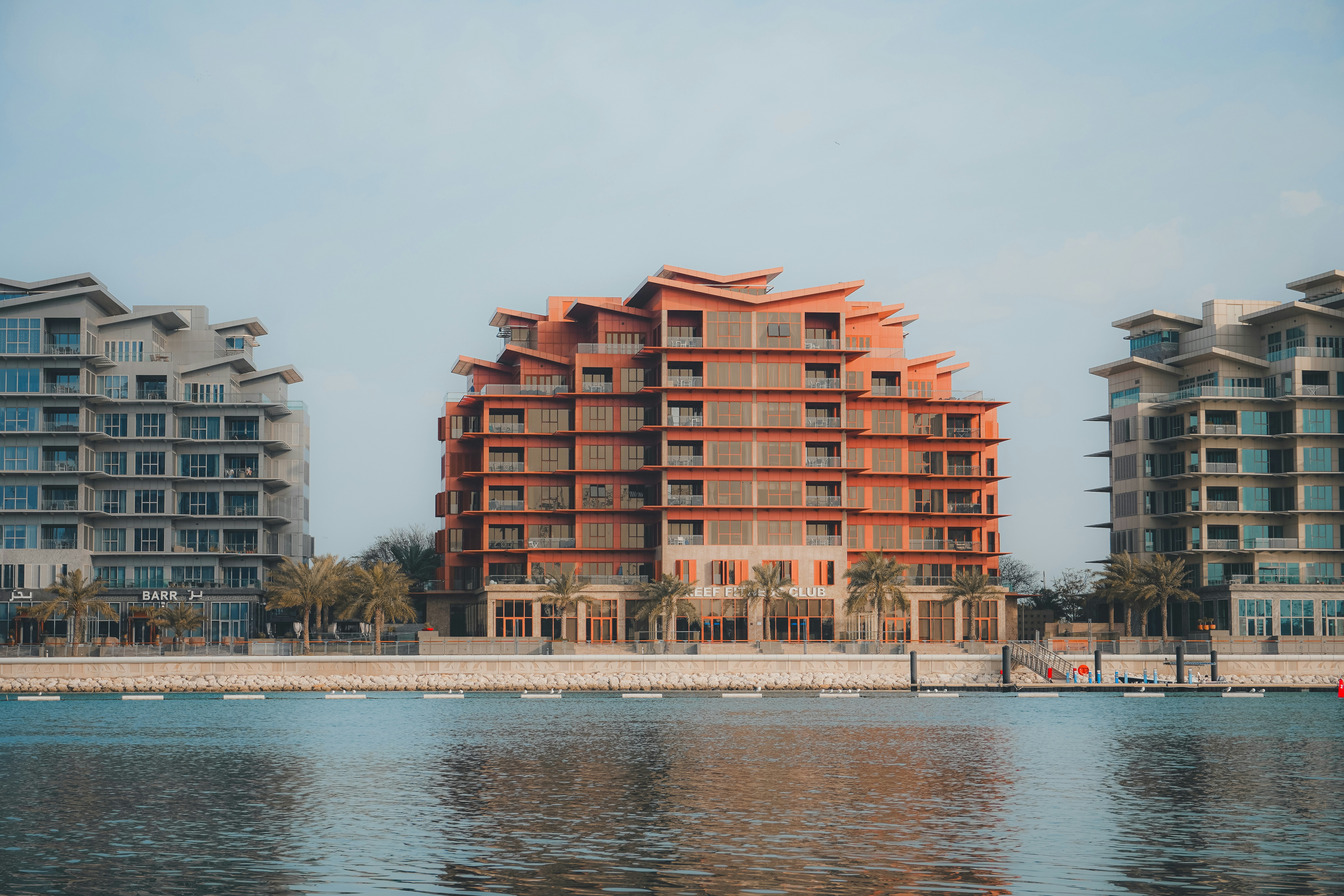 Beachfront villas